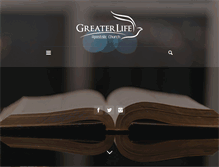 Tablet Screenshot of greaterlife.net